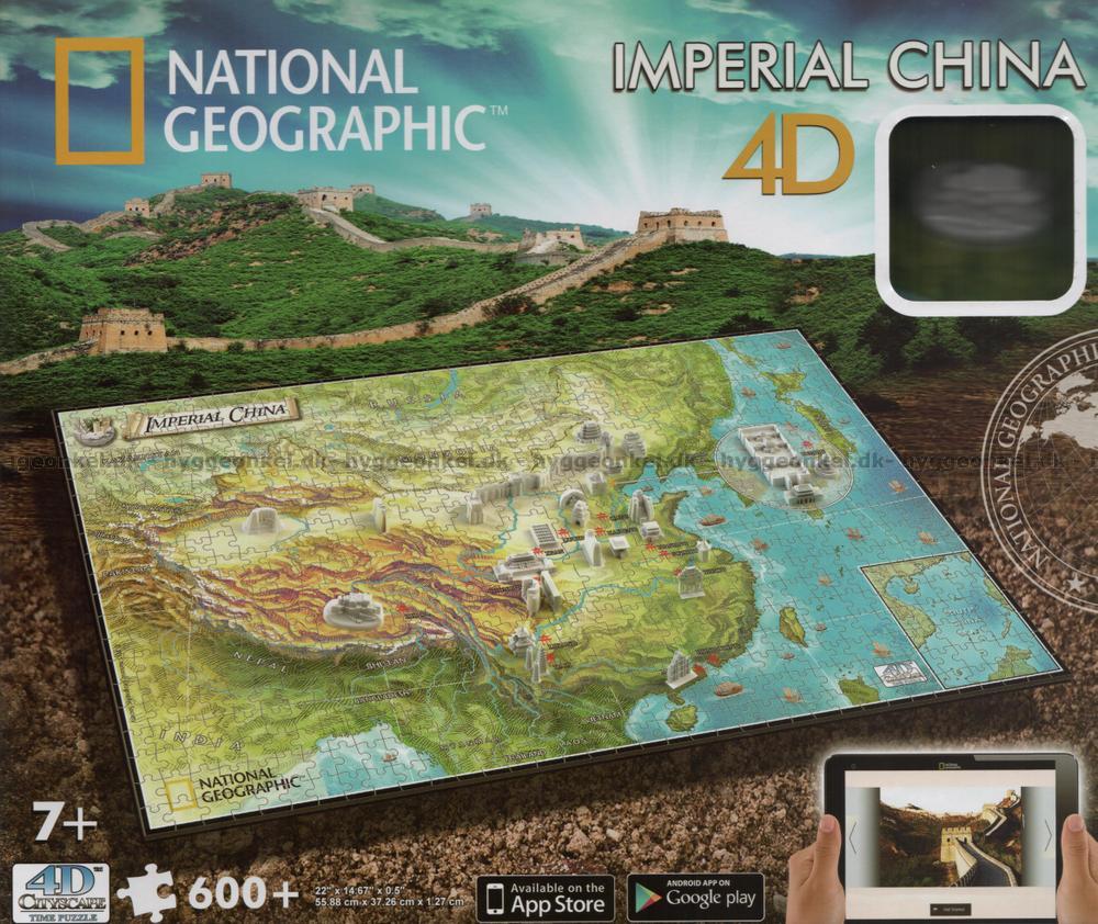 4D National Geographic Imperial China, 600 pieces puzzle!
