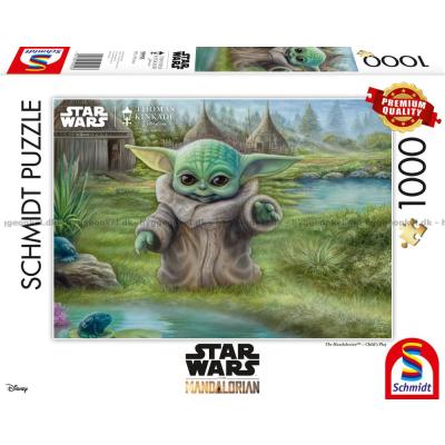 Star Wars: Kinkade - Mandalorian Baby Yoda, 1000 brikker