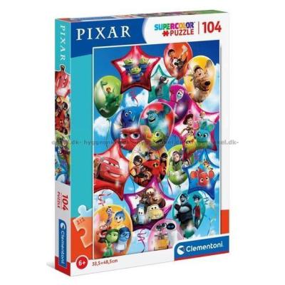 Disney: Pixar familien, 104 brikker
