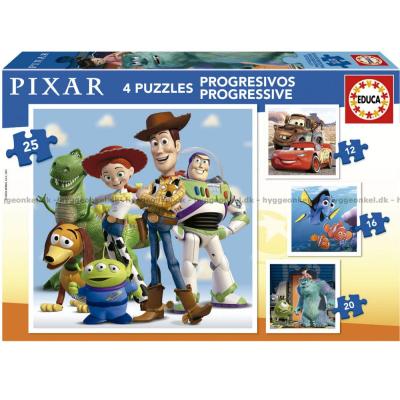 Disney: Pixar, 4 i 1, 12 brikker