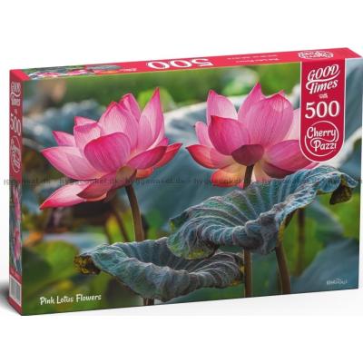 Pink Lotusblomst, 500 brikker
