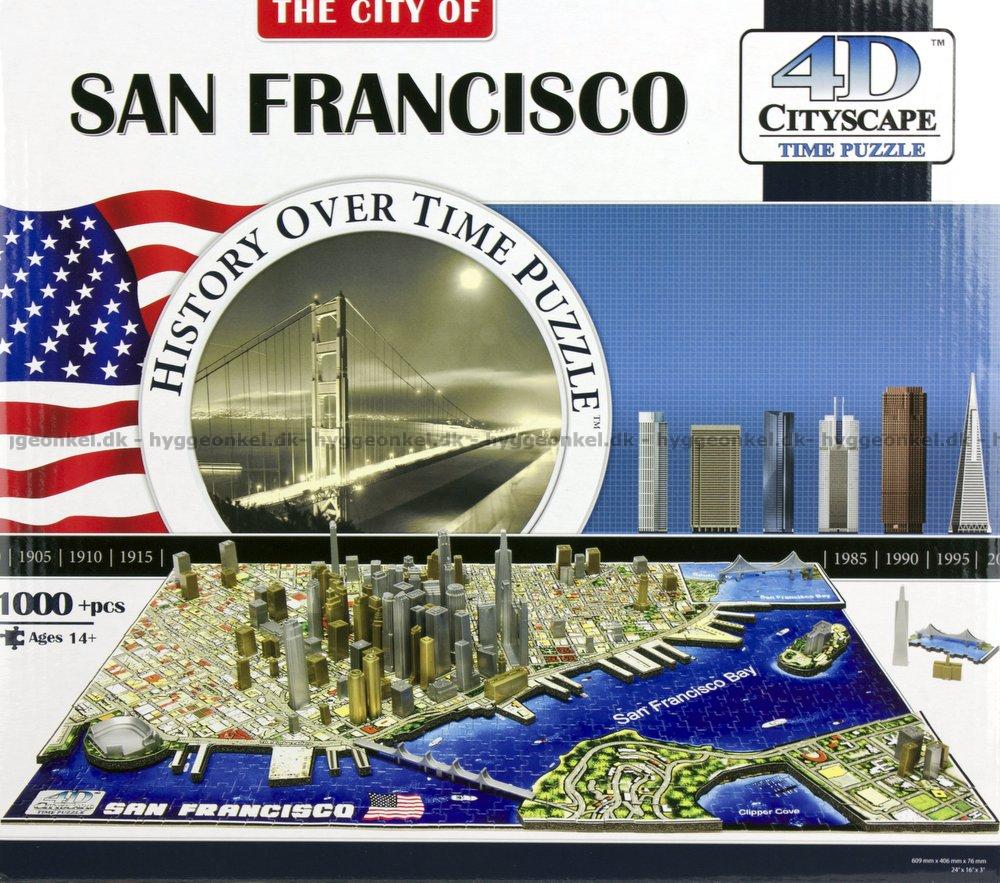 Buy the puzzle San Francisco, USA, 4D, 1000 pieces.