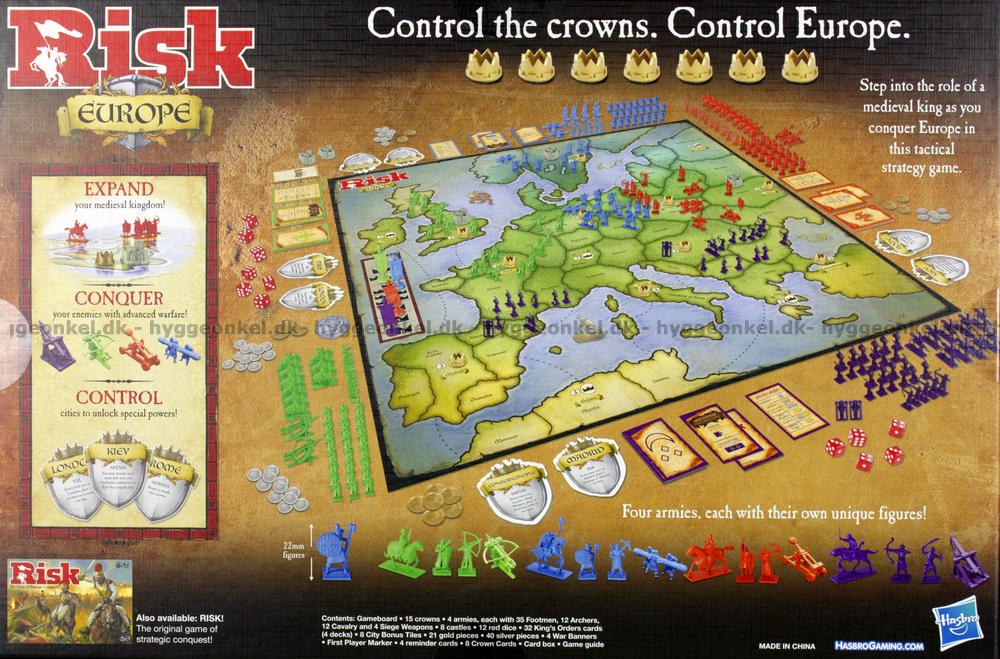 Buy Risk: Europe by Boardgamer. Ships all weekdays