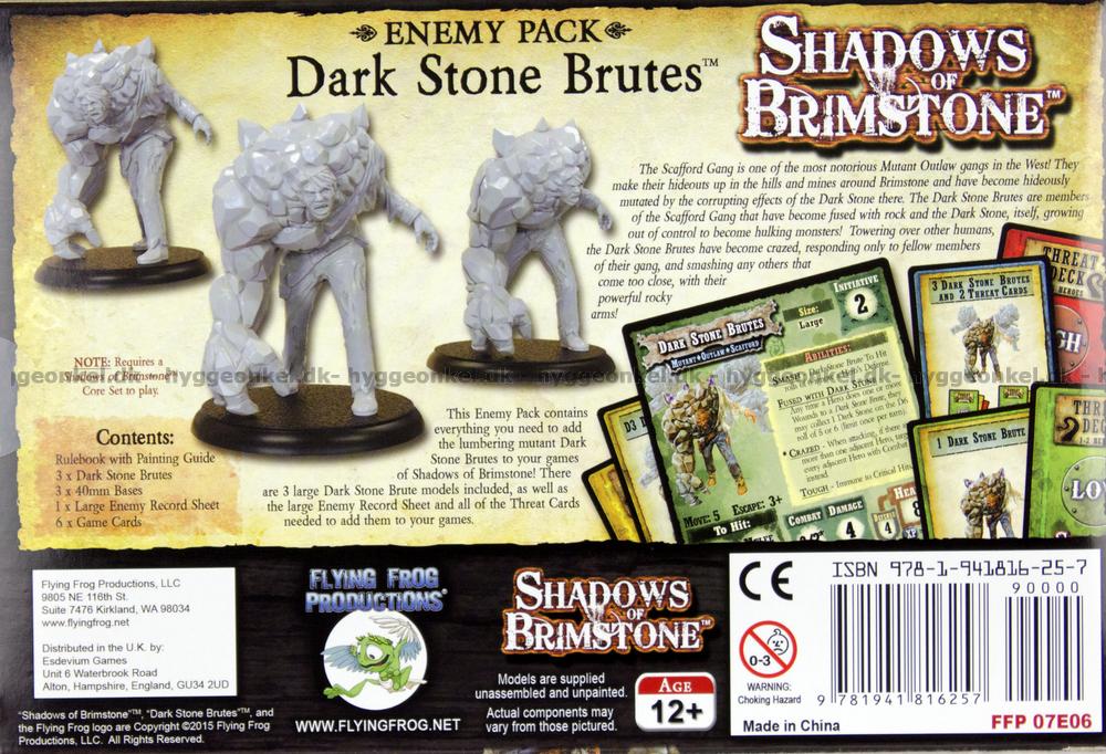 Buy Shadows of Brimstone: Dark Stone Brutes by Boardgamer.eu.