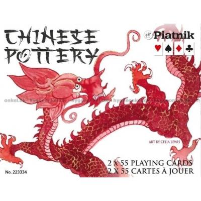 Spillekort: Chinese Pottery - 2 sæt